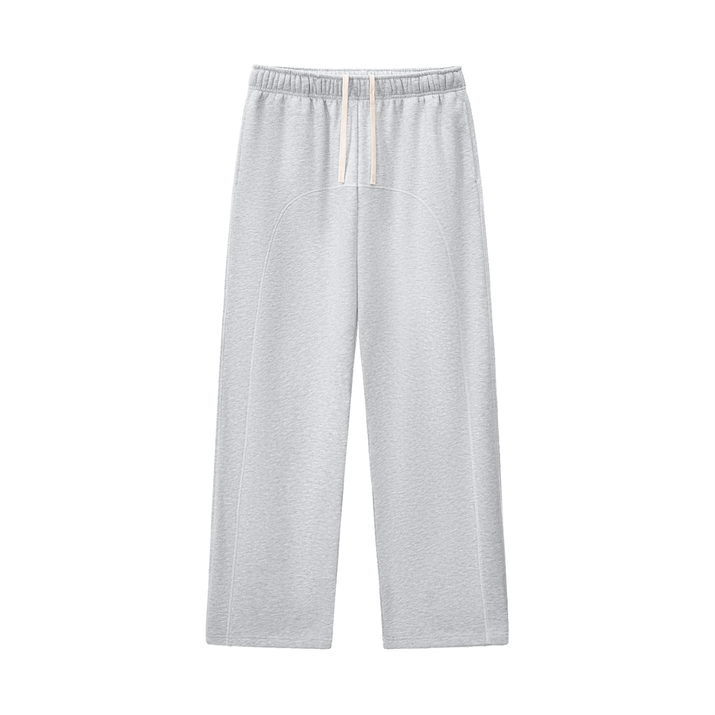 Mira Contrast-Stitched Fleece Sweatpants