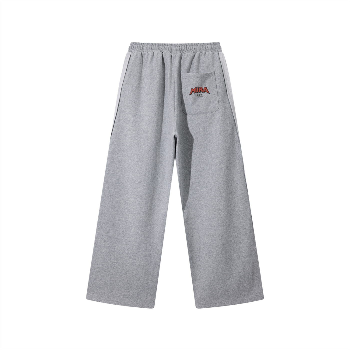 Mira Contrast Tape Straight-Leg Sweatpants