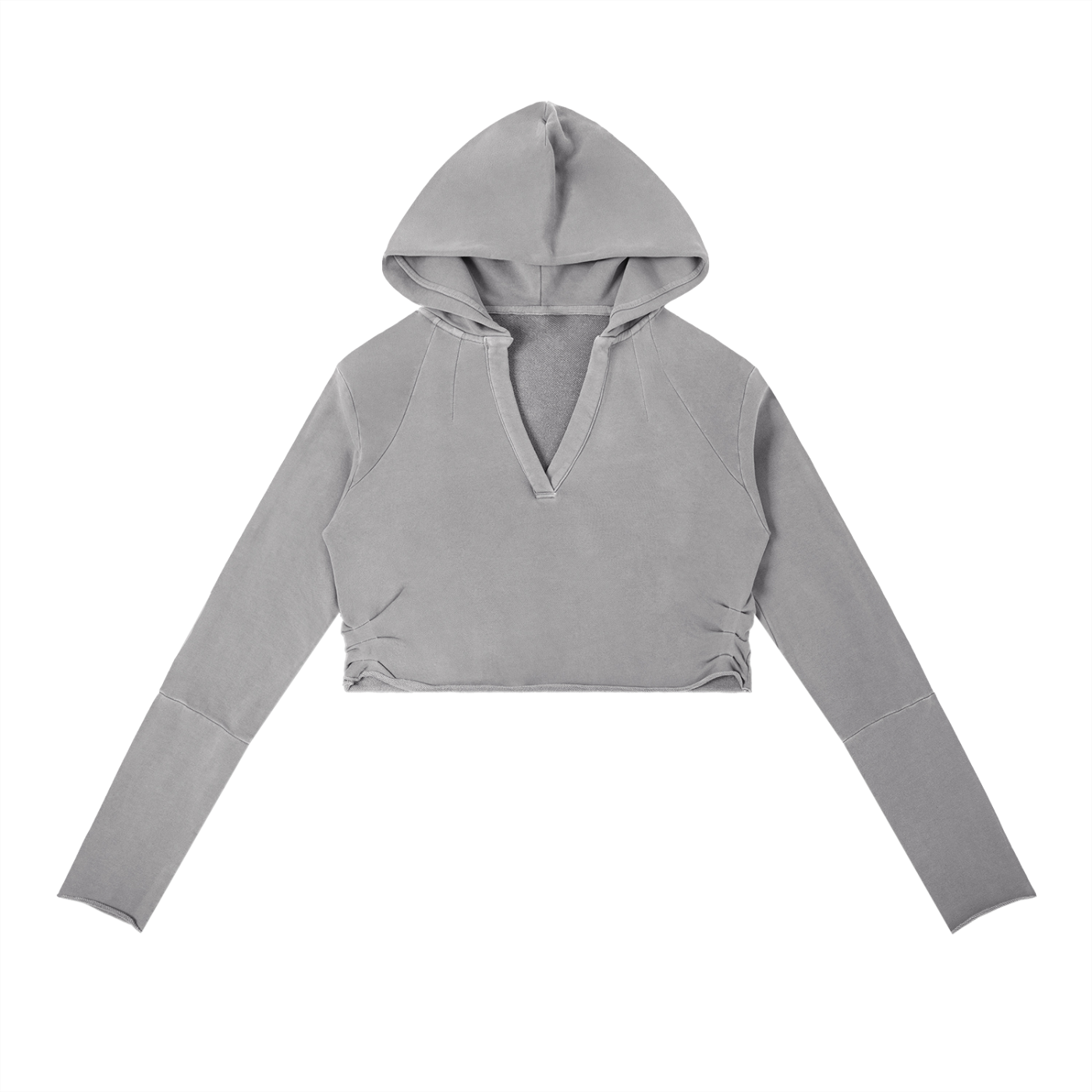 Mira Vintage Washed Raw Edge Hoodie