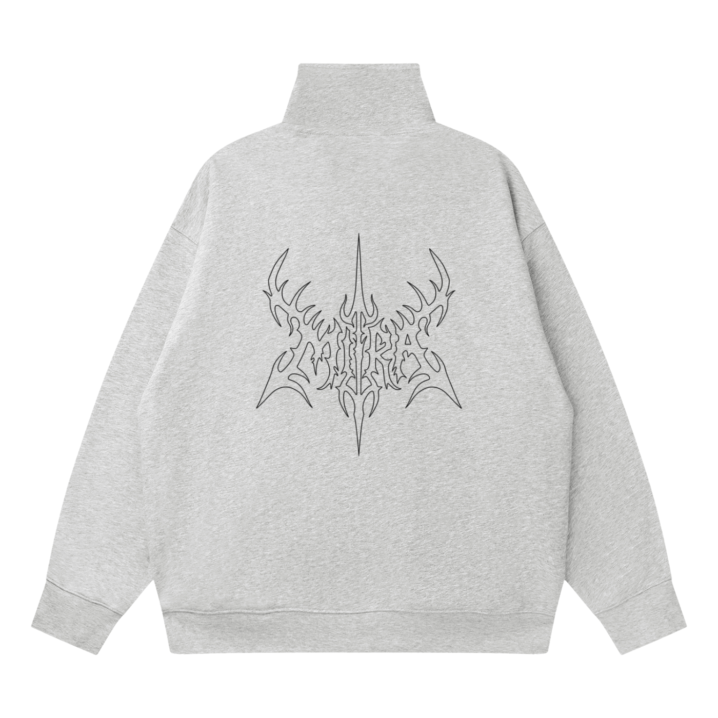 Quarter-Zip Drop Shoulder Sweatshirt