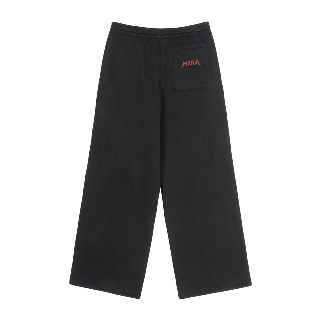 Mira Fleece Drawstring Straight-Leg Sweatpants