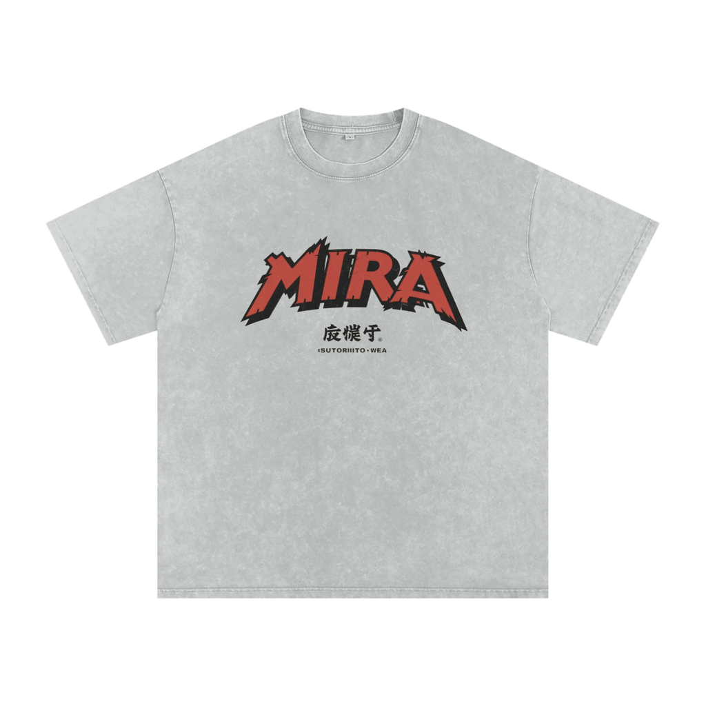 Mira Snow Washed Oversized Cotton T-Shirt
