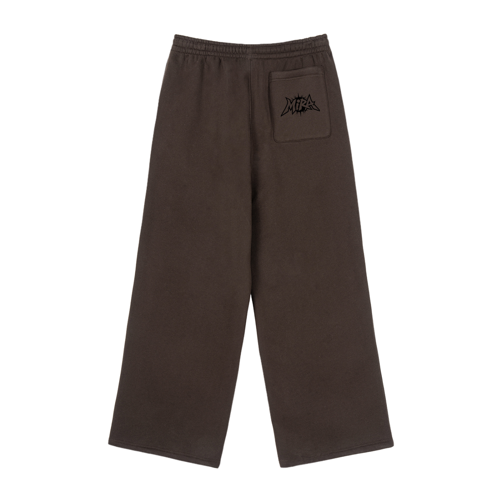 Mira Contrast Tape Straight-Leg Sweatpants