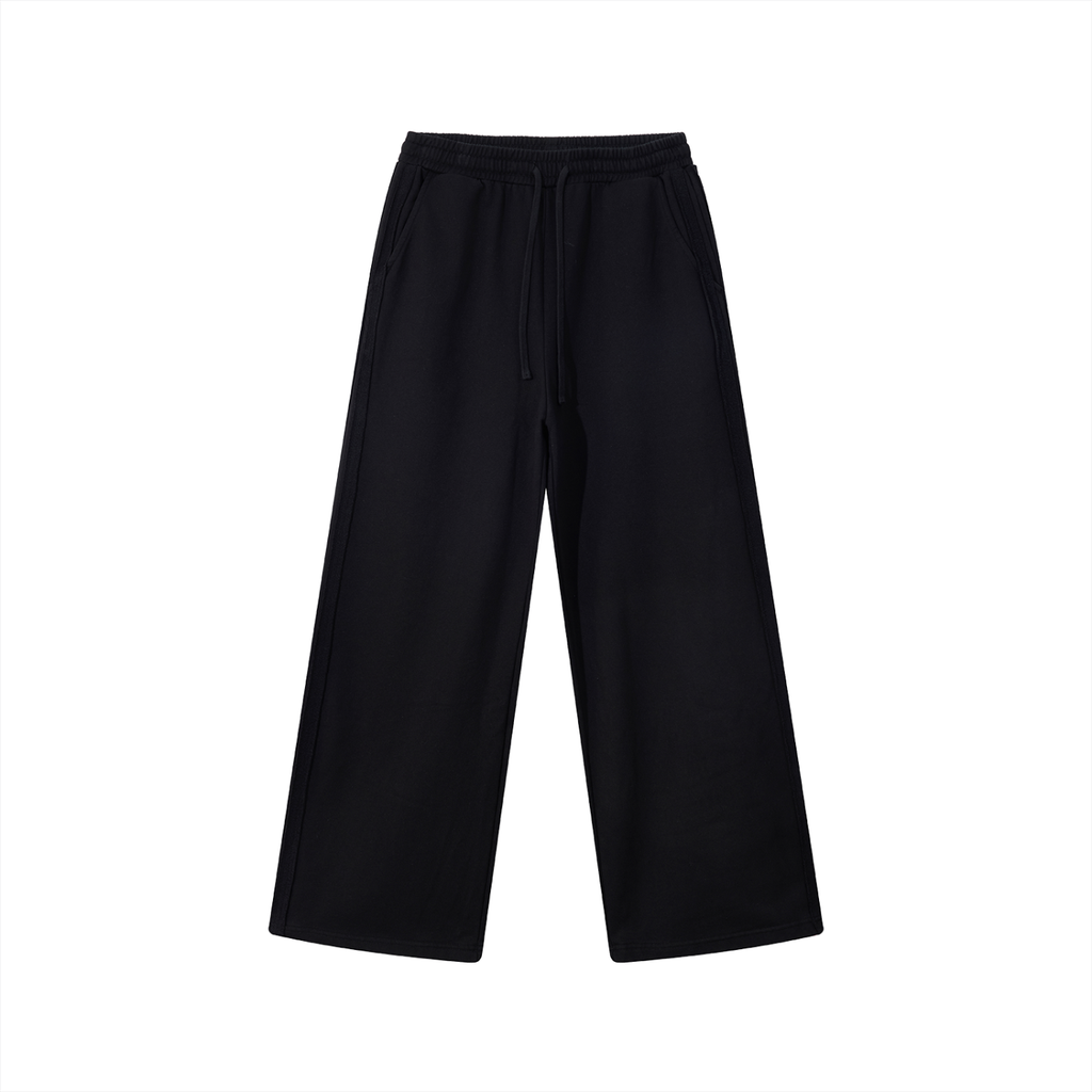 Mira Contrast Tape Straight-Leg Sweatpants