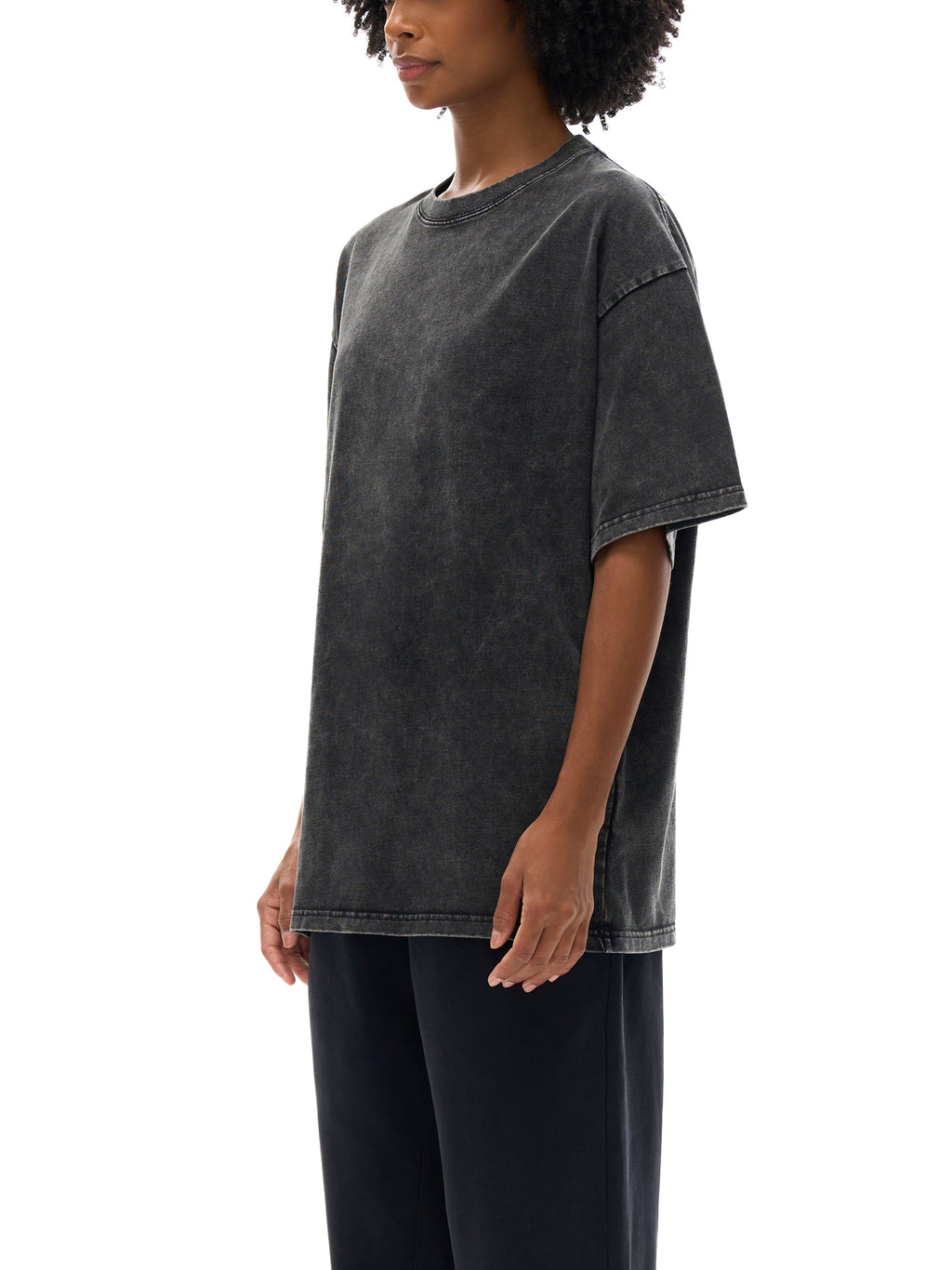 Mira Snow Washed Oversized Cotton T-Shirt
