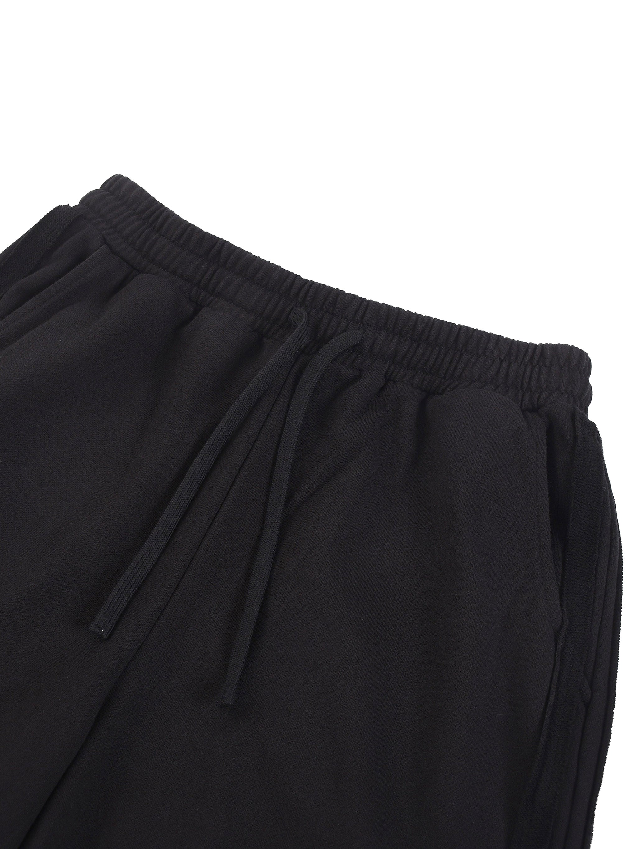 Mira Contrast Tape Straight-Leg Sweatpants