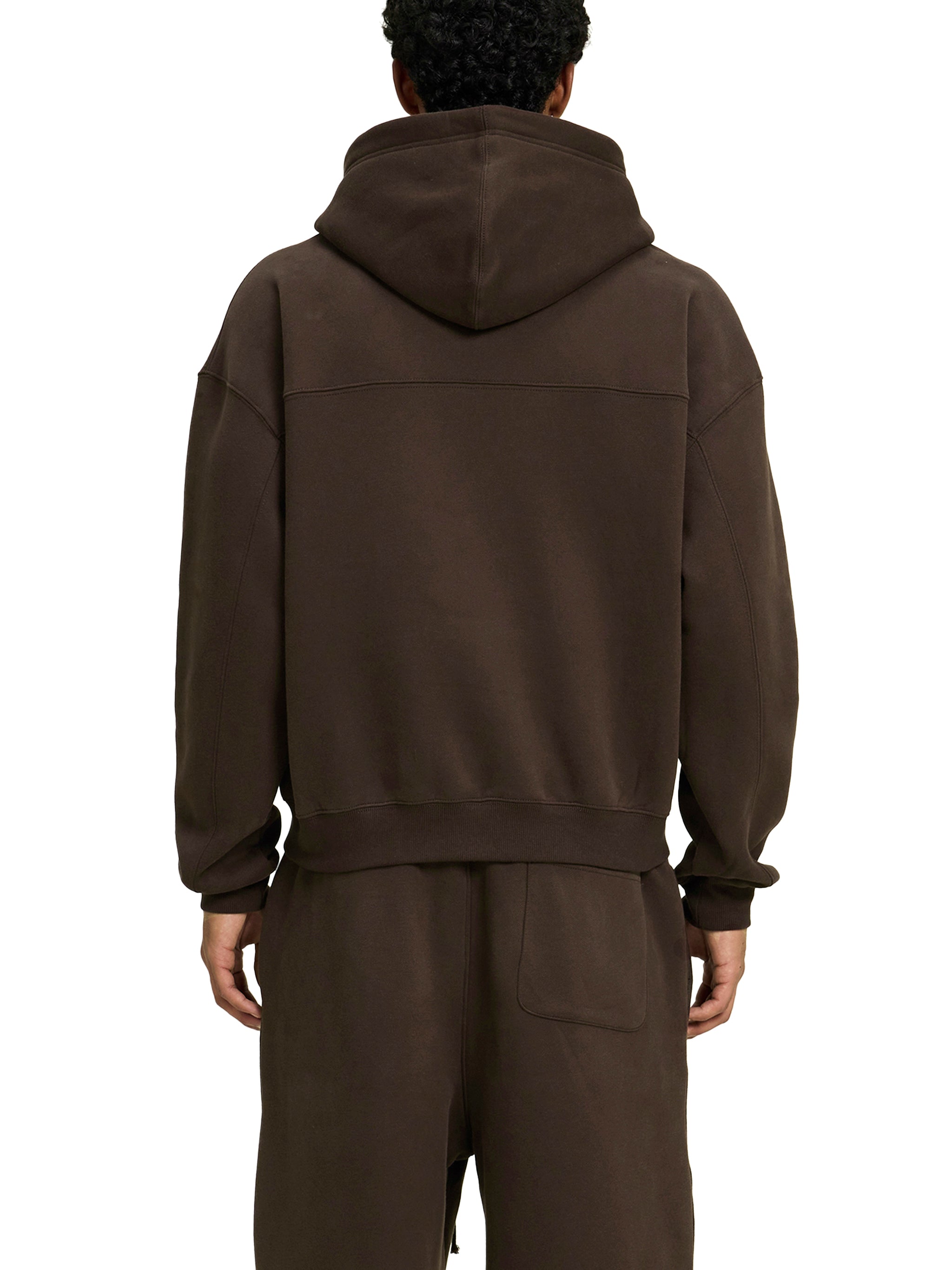 Mira Fleece Zip-Up Boxy Hoodie