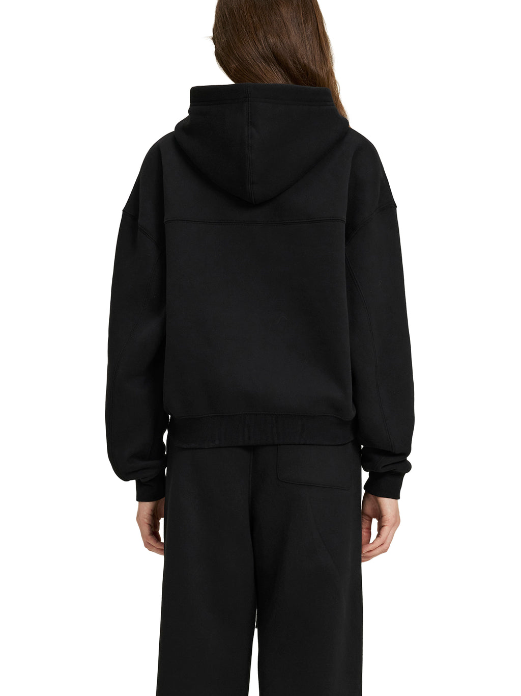 Mira Fleece Zip-Up Boxy Hoodie