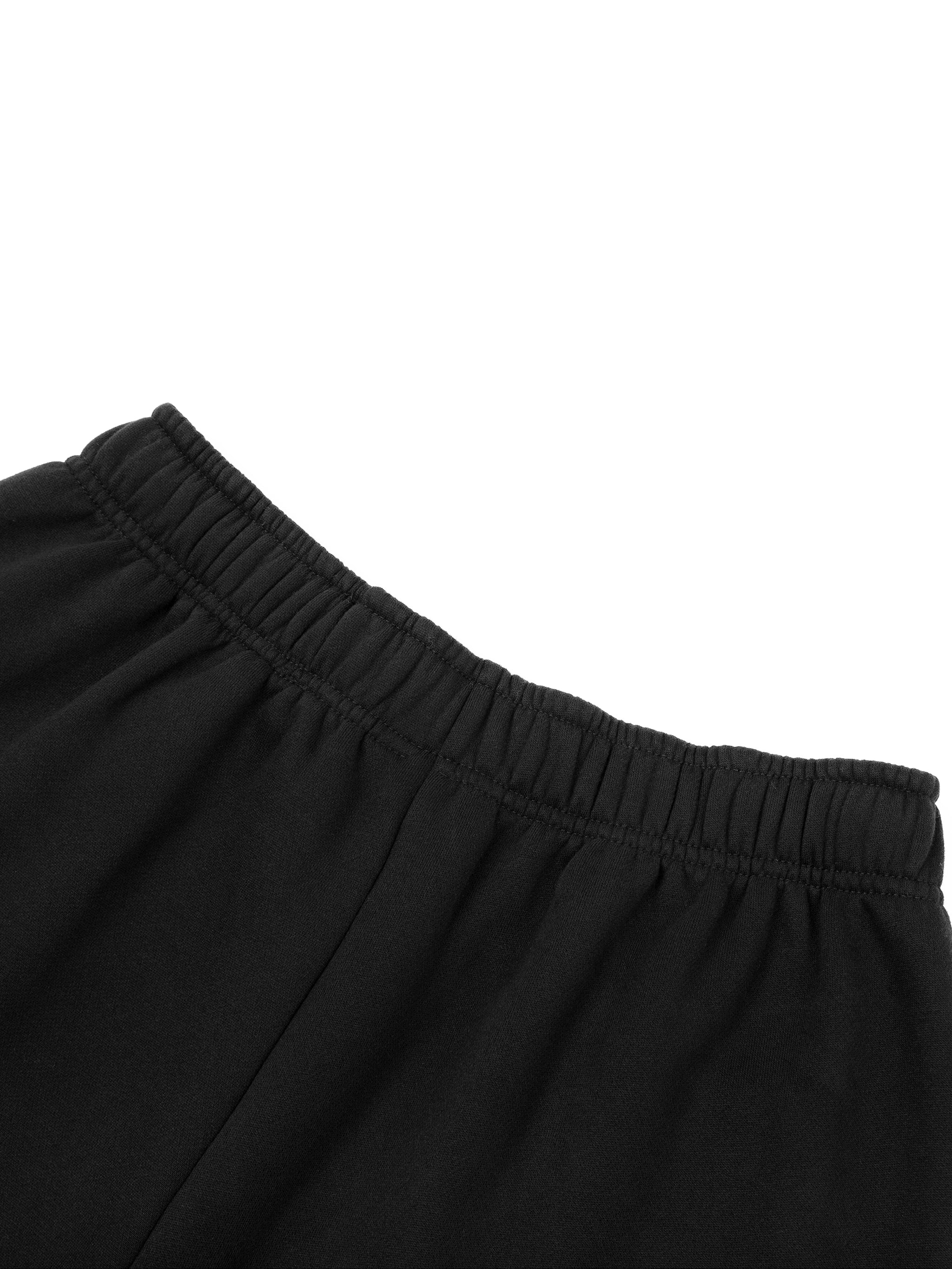 Mira Contrast-Stitched Fleece Sweatpants