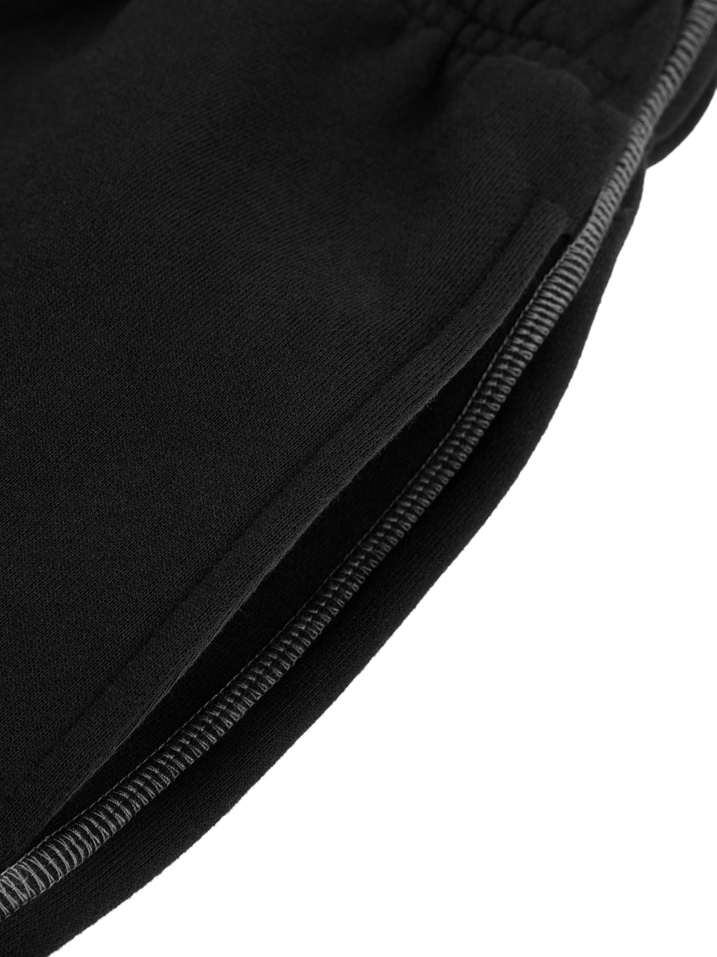 Mira Contrast-Stitched Fleece Sweatpants