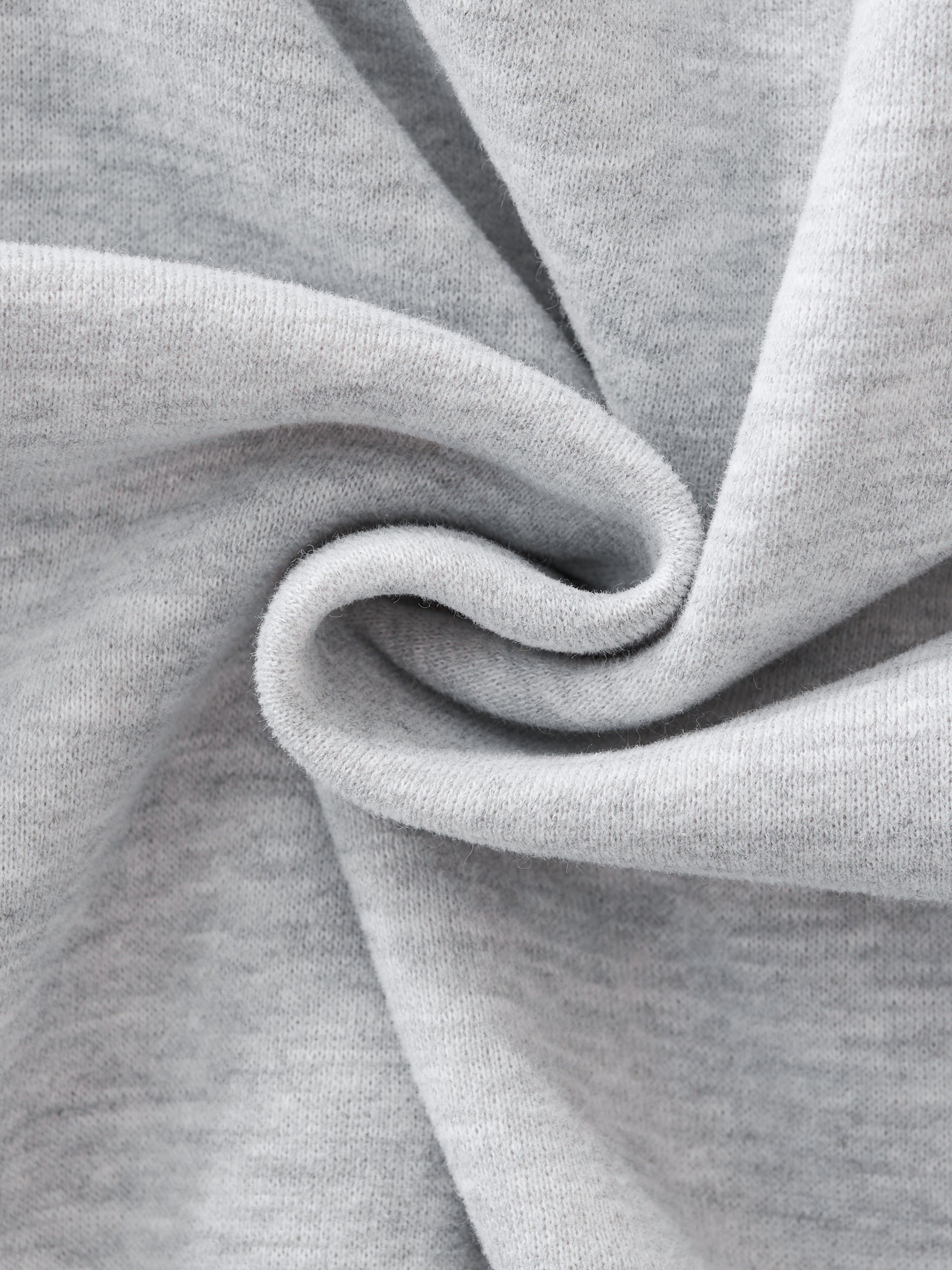 Mira Contrast-Stitched Boxy Fleece Hoodie