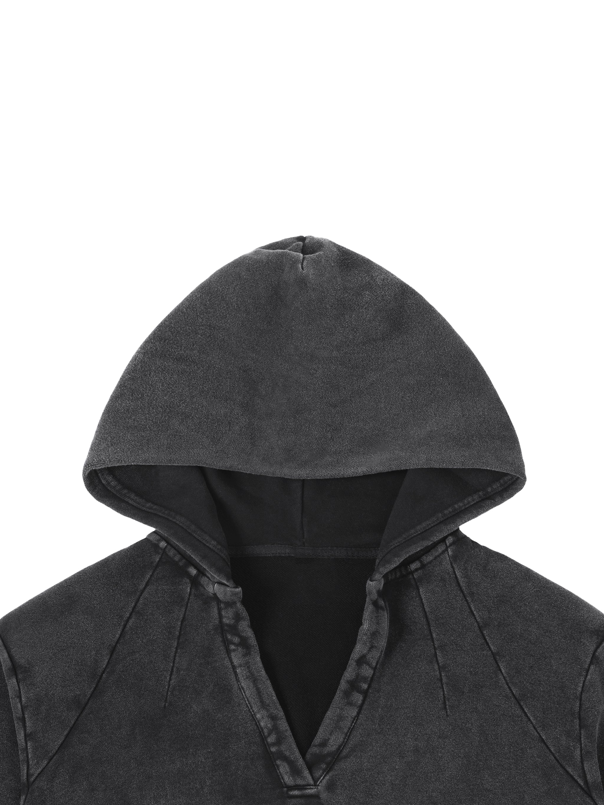 Mira Vintage Washed Raw Edge Hoodie