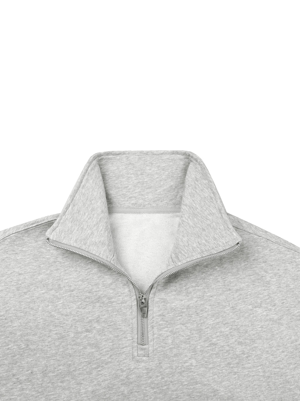 Quarter-Zip Drop Shoulder Sweatshirt